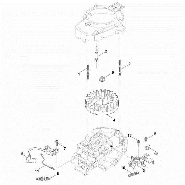 Picture of I - Ignition system, flywheel EVC 300.0 (EVC300-0001)