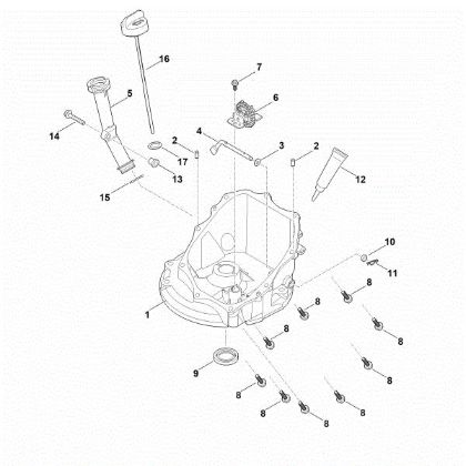 Picture of J - Governor gear, oil pan EVC 300.0 (EVC300-0001)