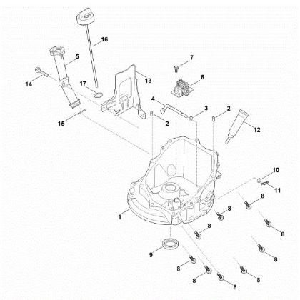 Picture of J - Governor gear, oil pan EVC 300.0 E (EVC300-0002)