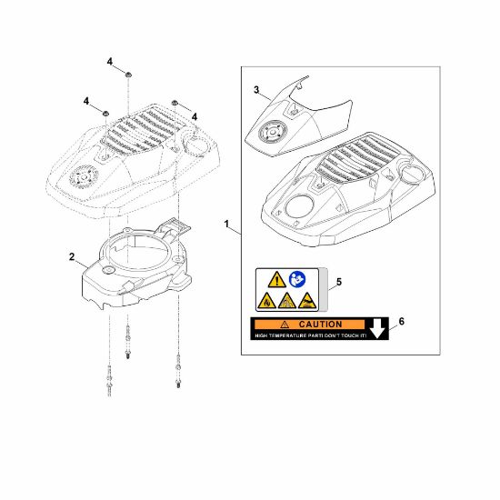 Picture of K - Fan housing EVC 300.0 E (EVC300-0002)