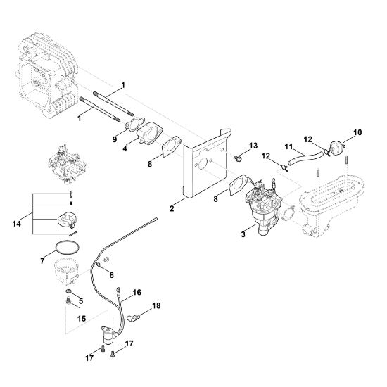 Picture of H - Fuel system EVC 4000.0 (EVC4000-0001)