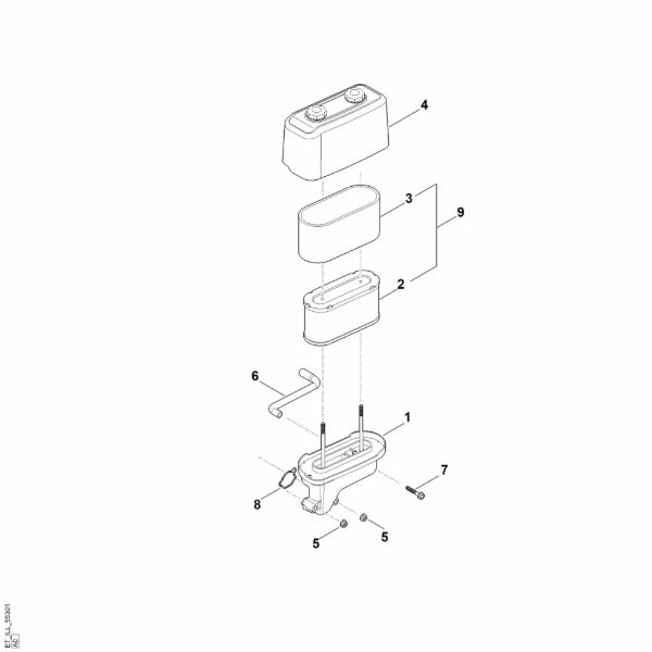 Picture of B - Air filter EVC 4000.1 (EVC4000-0002)