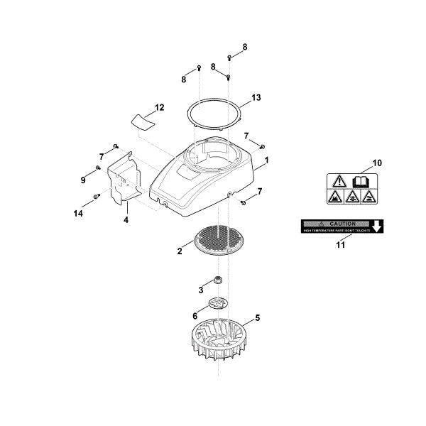 Picture of C - Fan housing EVC 4000.1 (EVC4000-0002)