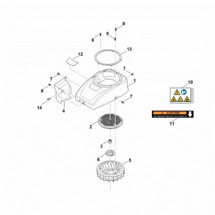 Picture of C - Fan housing EVC 4000.1 (EVC4000-0003)