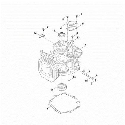 Picture of E - Crankcase EVC 4000.1 (EVC4000-0003)