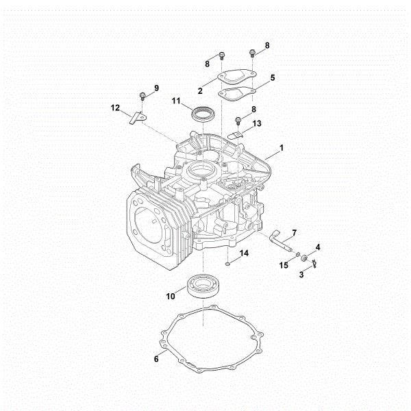 Picture of E - Crankcase EVC 4000.1 (EVC4000-0003)