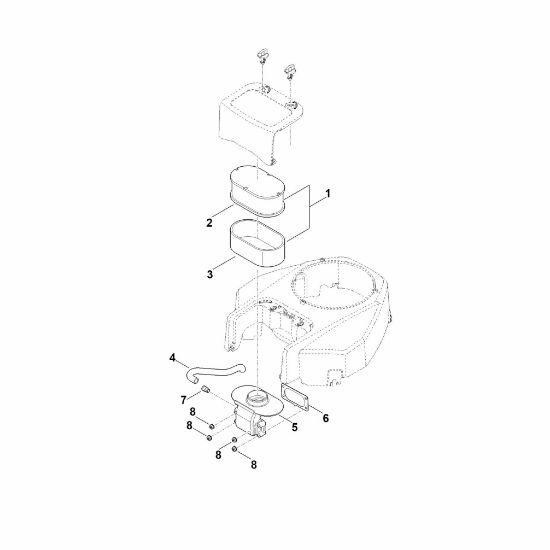 Picture of B - Air filter EVC 7000.0 (EVC7000-0001)