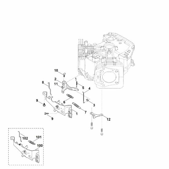 Picture of G - Regulator linkage EVC 7000.0 (EVC7000-0001)