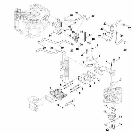 Picture of H - Fuel system EVC 7000.0 (EVC7000-0001)