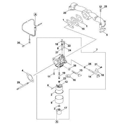 Picture of I - Carburetor FH580V-AS51