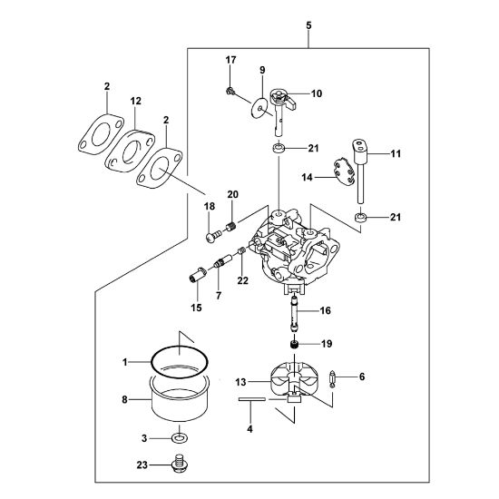 Picture of I - Carburetor FJ180V-AM58