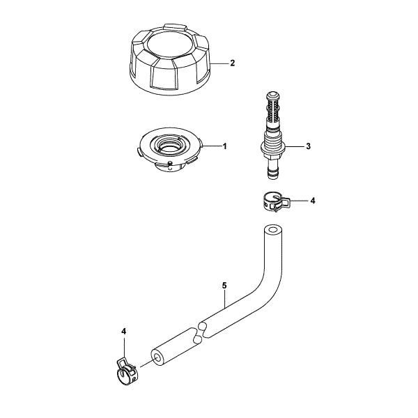 Picture of K - Fuel hose/ Filter FJ180V-AM58