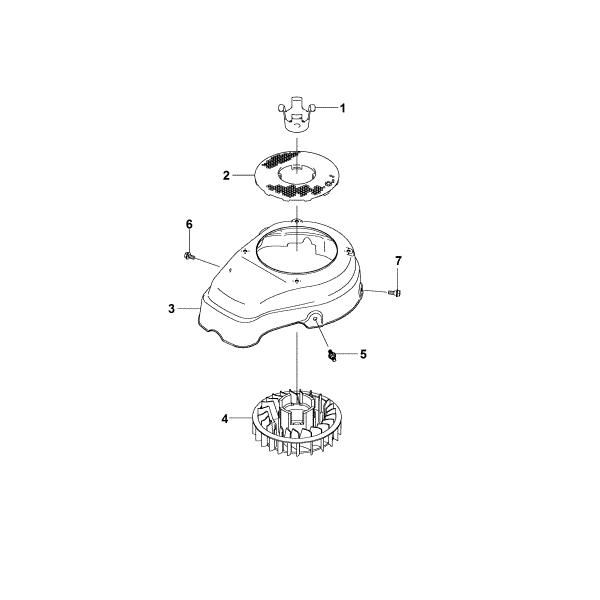 Picture of F - Cover/ Fan wheel FJ180V-AM80
