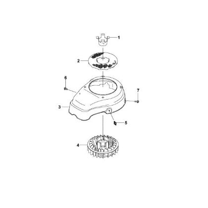 Picture of F - Cover/ Fan wheel FJ180V-AM93