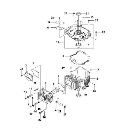 Picture of B - Cylinder FJ180V-BM80