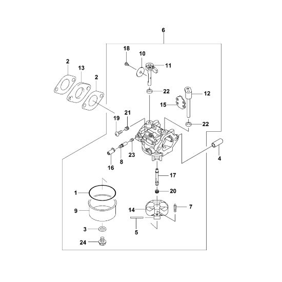 Picture of I - Carburetor FJ180V-BM80