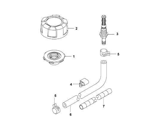 Picture of K - Fuel hose/ Filter FJ180V-BS51