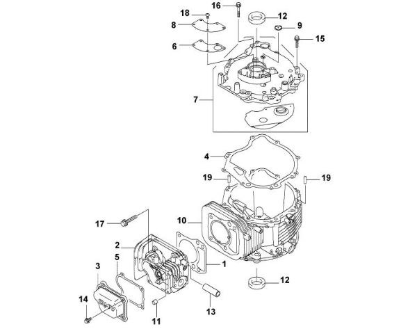 Picture of B - Cylinder FJ180V-BS61