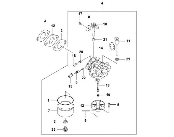 Picture of I - Carburetor FJ180V-CS51