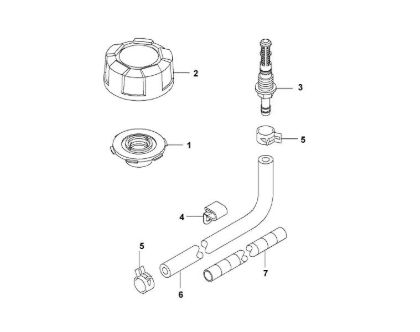 Picture of K - Fuel hose/ Filter FJ180V-CS51
