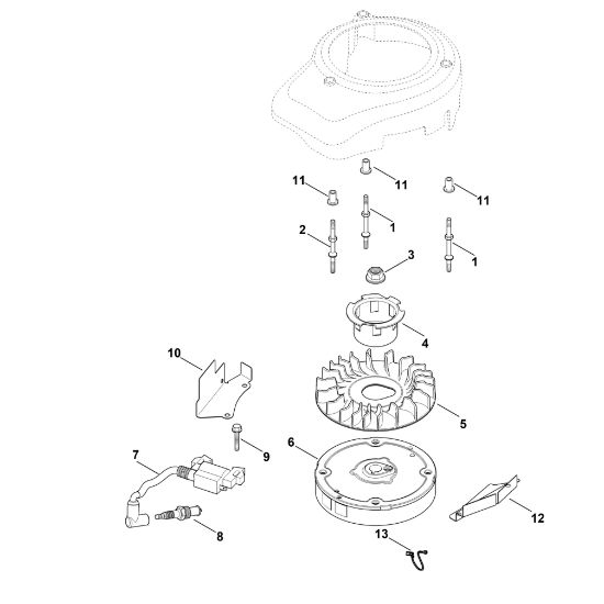 Picture of J - Ignition system HD675 (HD675-3012)