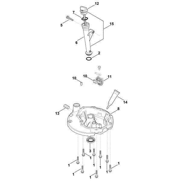 Picture of K - Lubrication system, oil pan HD675 (HD675-3012)