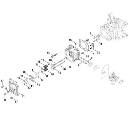 Picture of H - Valve cover, Valve HD675 (HD675-3013)