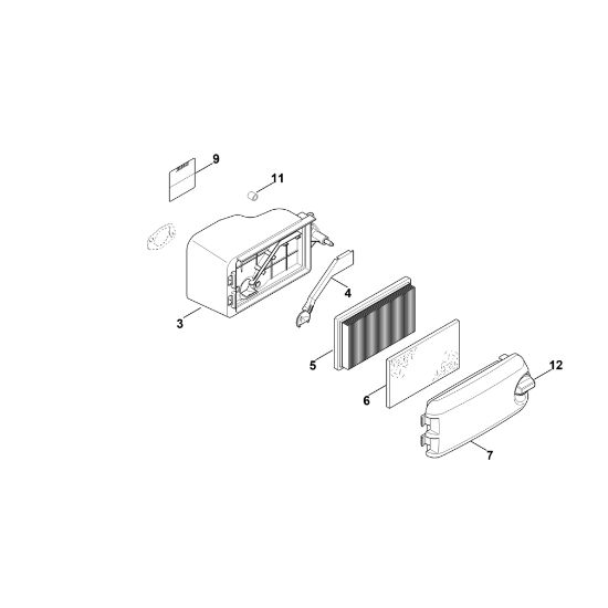 Picture of B - Air filter HD775 (HD775-3024)