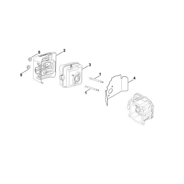 Picture of F - Exhaust HD775 (HD775-3024)