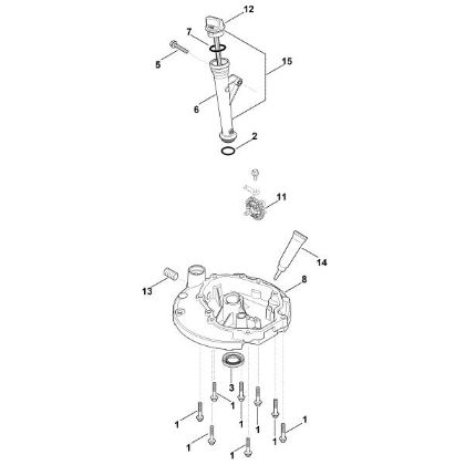 Picture of K - Lubrication system, oil pan HD775 (HD775-3024)