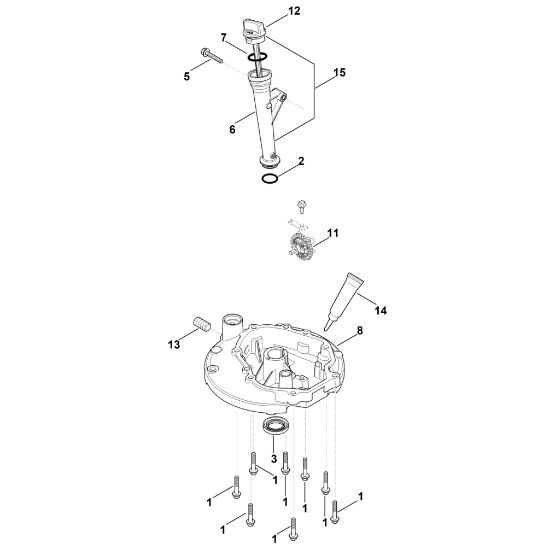Picture of K - Lubrication system, oil pan HD775 (HD775-3024)