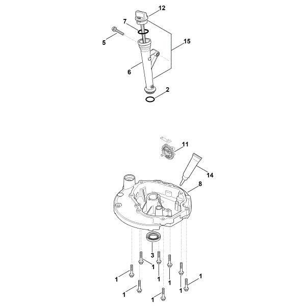 Picture of J - Lubrication system, oil pan HD775 (HD775-3025)
