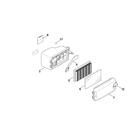 Picture of B - Air filter HD775 (HD775-3026)