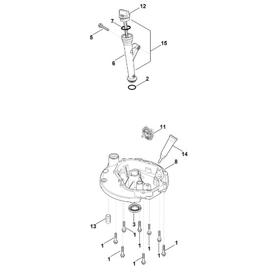 Picture of J - Lubrication system, oil pan HD775 (HD775-3026)