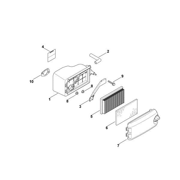 Picture of B - Air filter XT-6 (XT149-0213)