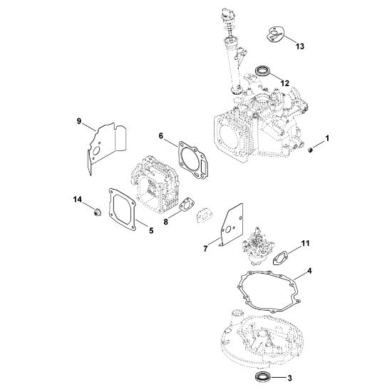 Picture of H - Set of gaskets XT-6 (XT149-0213)