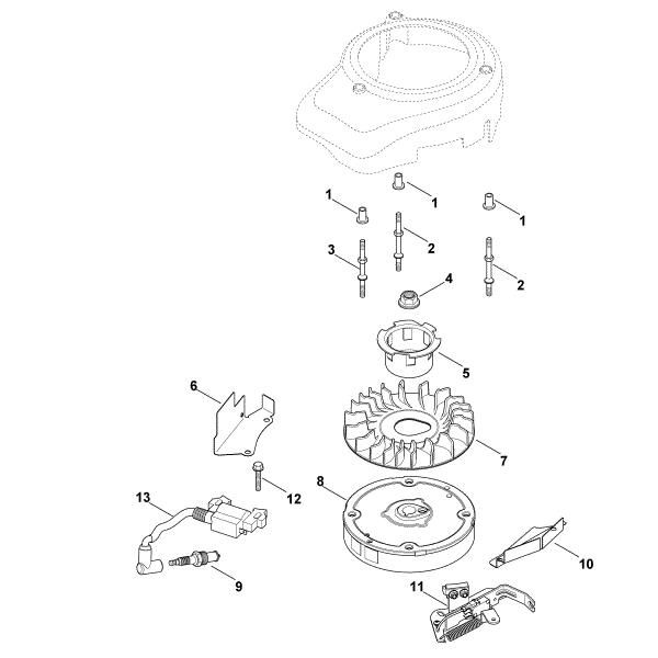 Picture of J - Ignition system, Brake XT-6 (XT149-0213)