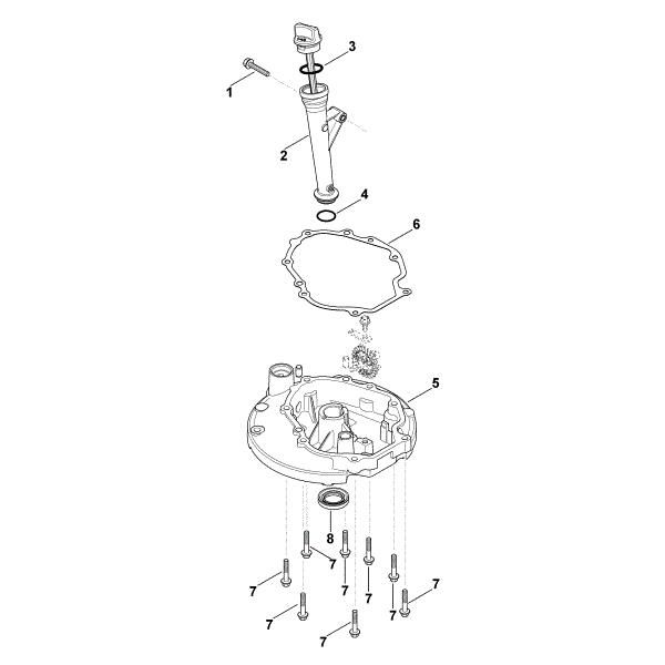 Picture of K - Lubrication system, oil pan XT-6 (XT149-0213)