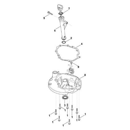 Picture of J - Lubrication system, oil pan XT-6 (XT149-0213) (2011)