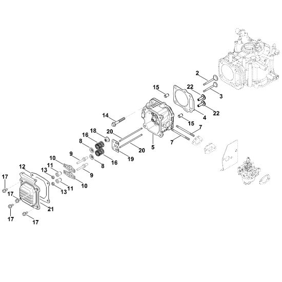 Picture of I - Valve cover, Valve XT-675 (XT675-2019)