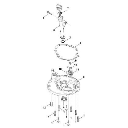 Picture of K - Lubrication system, oil pan XT-675 (XT675-2019)