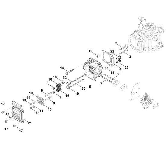 Picture of I - Valve cover, Valve XT-675 (XT675-2047)