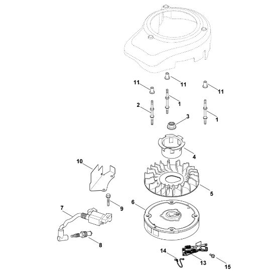 Picture of J - Ignition system XT-675 (XT675-2047)