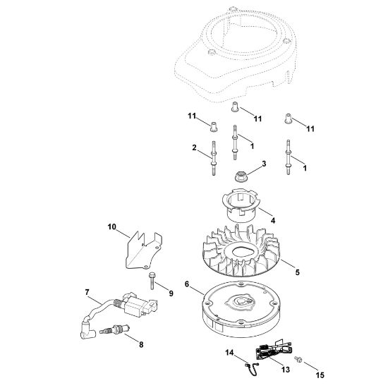 Picture of J - Ignition system XT-675 (XT675-3052)