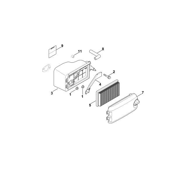 Picture of B - Air filter XT-675 (XT675-3069)