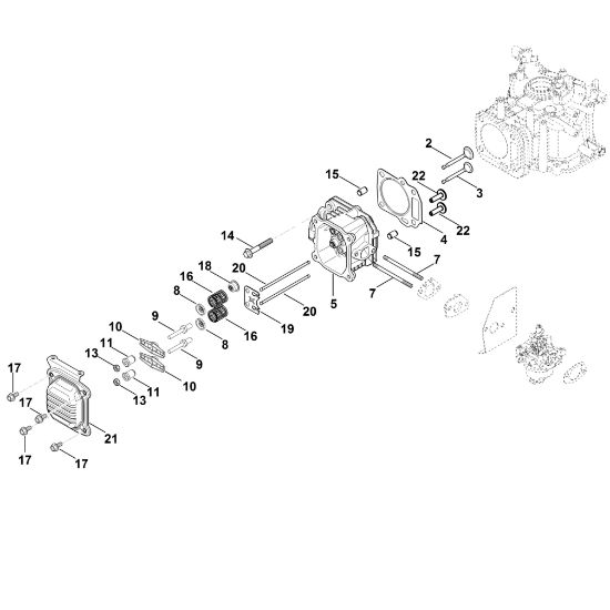 Picture of I - Valve cover, Valve XT-675 (XT675-3069)