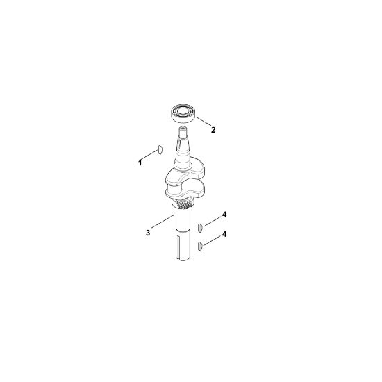 Picture of D - Crankshaft XT-675 (XT675-3109)
