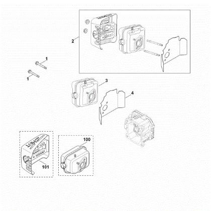 Picture of F - Exhaust XT-800 (XT800-0036)