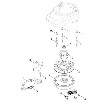 Picture of J - Ignition system XT-800 (XT800-0036)