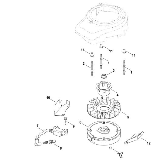 Picture of J - Ignition system XT-800 (XT800-2052)